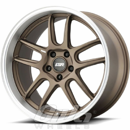 ESR Wheels AP8 Matt bronze with polished lip