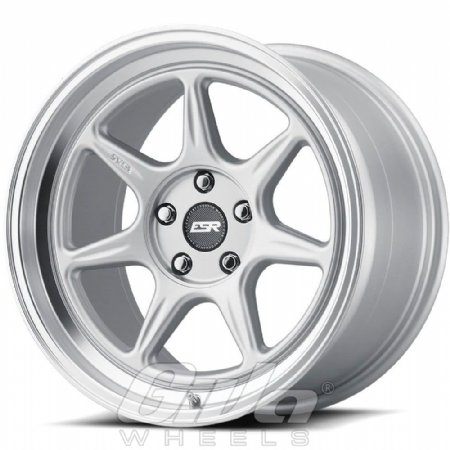 ESR Wheels CR7 Hyper silver with polished lip