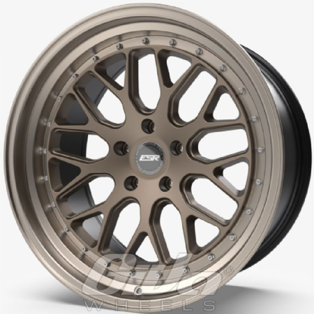 ESR Wheels CS01 Matt bronze with polished lip