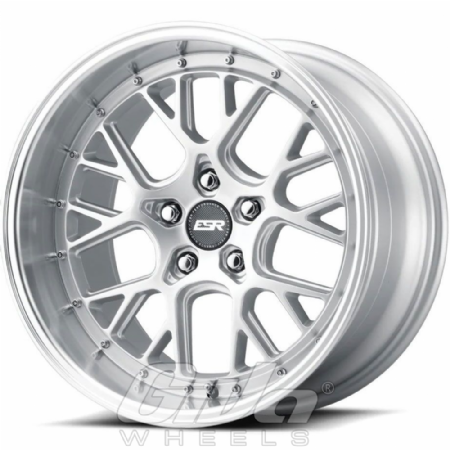 ESR Wheels CS11 Hyper silver with polished lip