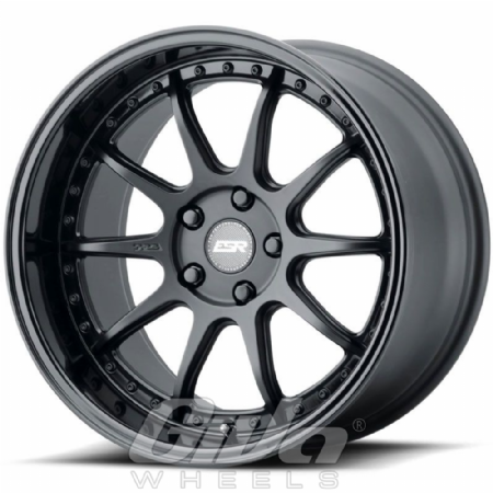 ESR Wheels CS12 Matt black with gloss black lip