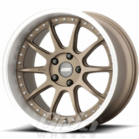 ESR Wheels CS12 Matt bronze with polished lip