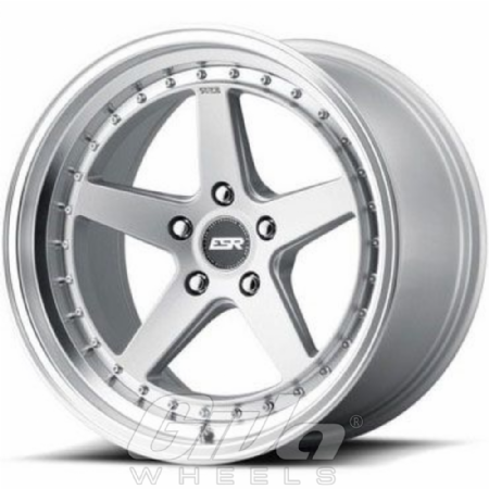 ESR Wheels CS5 Hyper silver with polished lip