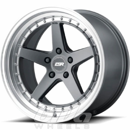 ESR Wheels CS5 Matt graphite with polished lip