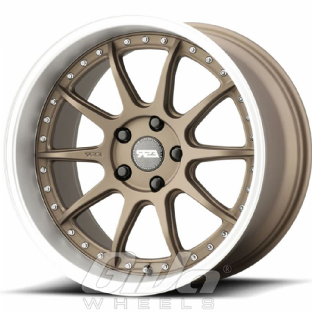 ESR Wheels CX2 Matt bronze with polished lip