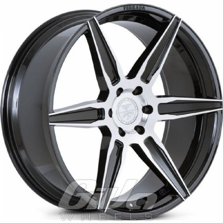 Ferrada Wheels FT FT2 Black with polished face
