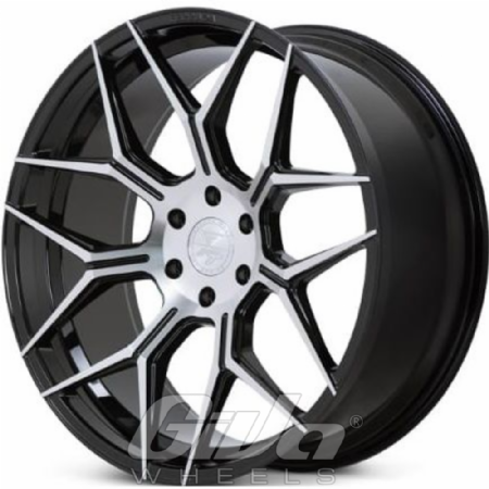 Ferrada Wheels FT FT3 Black with polished face