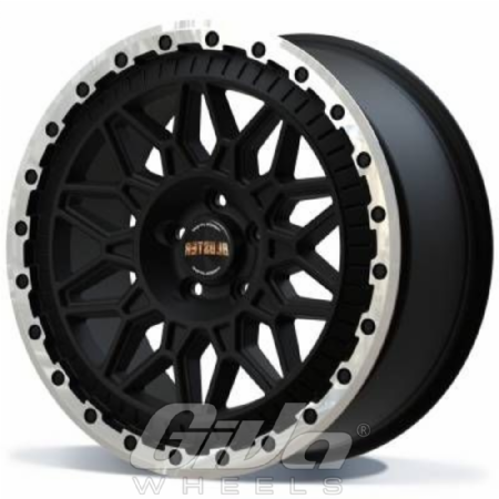 Fondmetal Bluster Matt black with polished lip