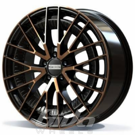 Fondmetal Kari Black with polished bronze face