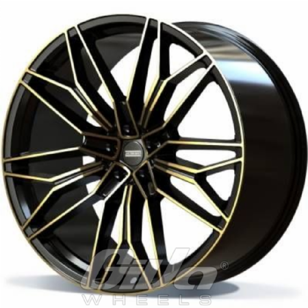 Fondmetal STC-23 Black with polished gold face