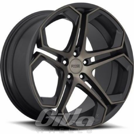Foose Impala Matt black with dark tint polished face