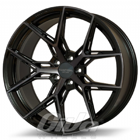 Forzza Gravity (Flow Forged) Black with clear coat