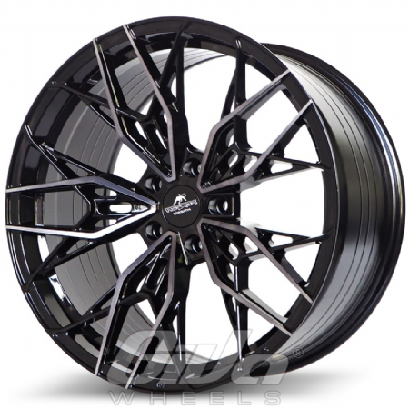 Forzza Spectrum (Flow Forged) Black with clear coat