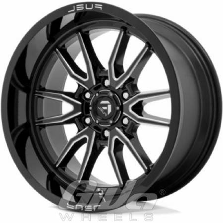 Fuel Clash 6H Black with milled accents