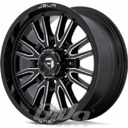 Fuel Clash 8H Black with milled accents