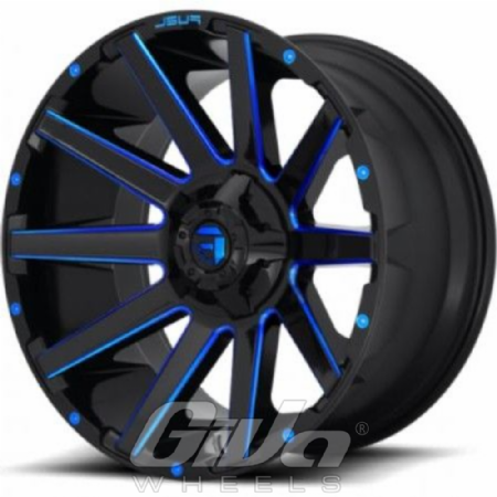 Fuel Contra Black with blue accents