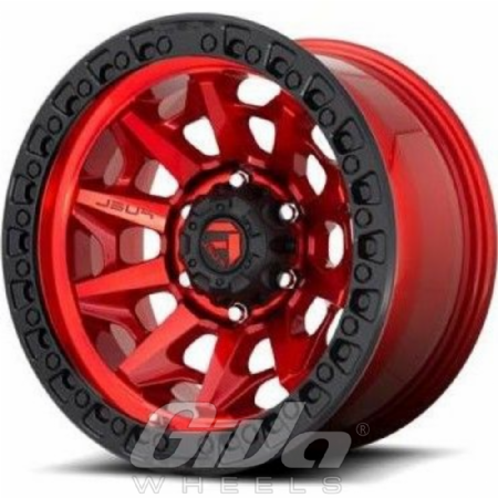 Fuel Covert Candy red with black lip