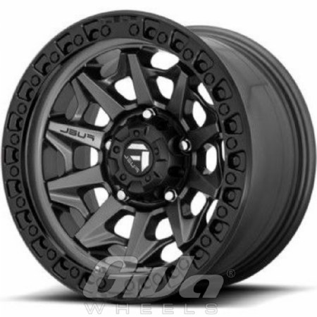 Fuel Covert Matt gunmetal with black lip