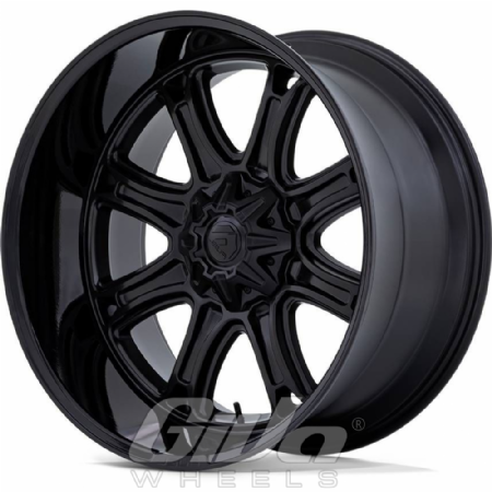 Fuel Darkstar Matt black with gloss black lip