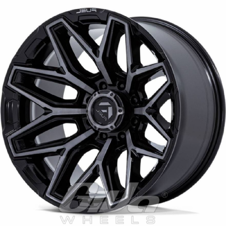 Fuel Flux 8H Black with brushed grey double dark tinted face
