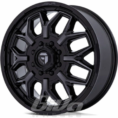 Fuel Flux Dually Black with brushed grey double dark tinted face