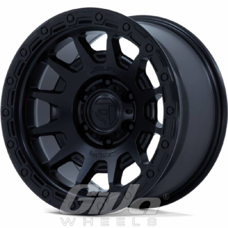 Fuel Fortress Matt black with gloss black lip