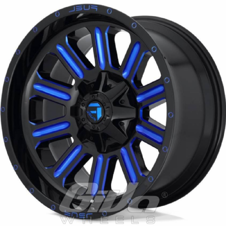 Fuel Hardline Black with blue tinted accents