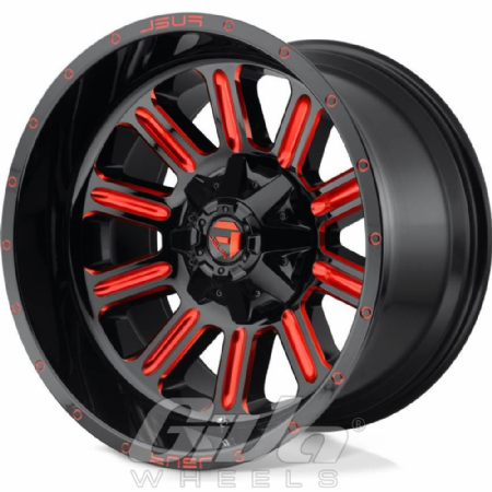 Fuel Hardline Black with red tinted accents