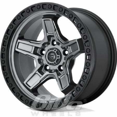 Fuel Kicker 5H Matt gunmetal with black lip