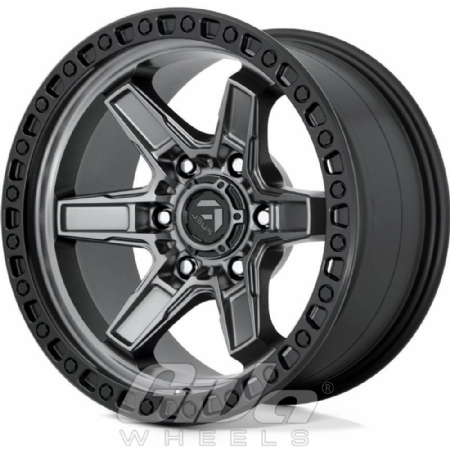 Fuel Kicker 6H Matt gunmetal with black lip