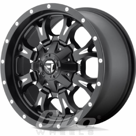 Fuel Krank Matt black with milled accents