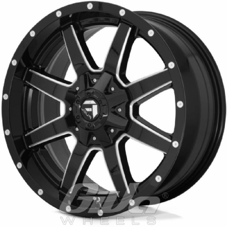 Fuel Maverick Black with milled accents
