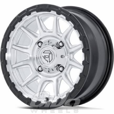 Fuel Piston UTV Hyper silver with polished face and matt black lip