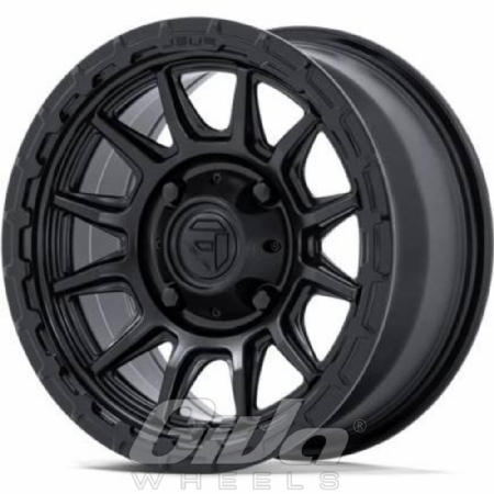 Fuel Piston UTV Matt black with gloss black lip