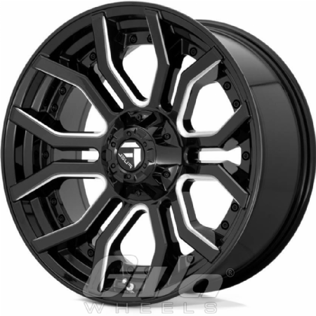 Fuel Rage Black with milled accents