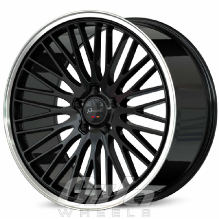 Gianelle wheels Aria Black with polished lip