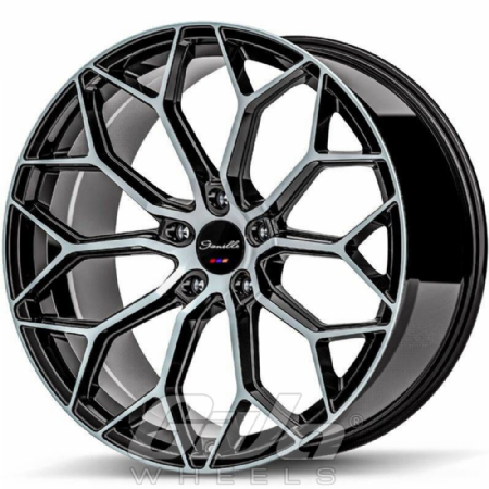 Gianelle wheels Monte Carlo Black with polished face