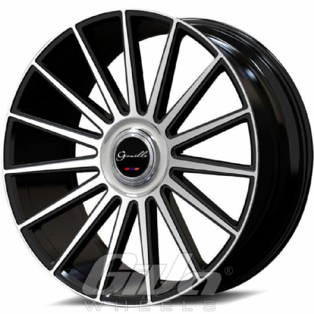 Gianelle wheels Verdi Black with polished face