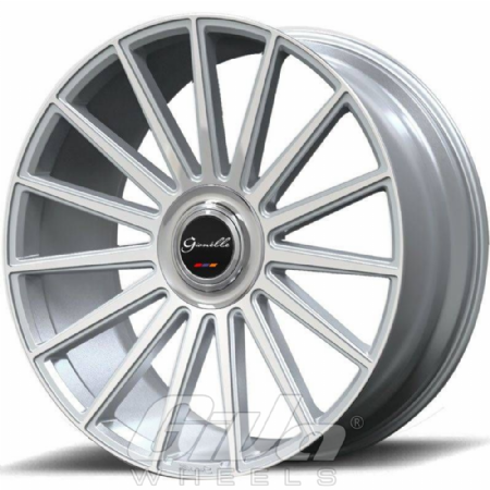 Gianelle wheels Verdi Silver with polished face