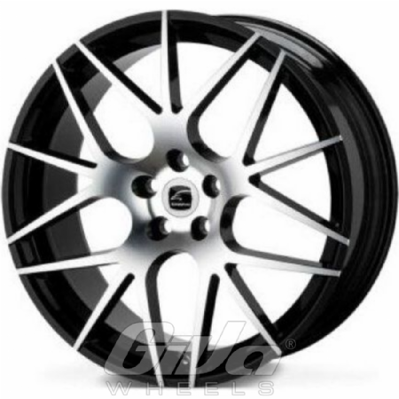 Hawke Astor Black with polished face and black ring