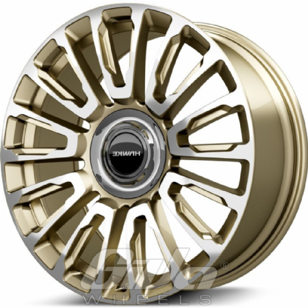Hawke Dresden with floating cap Light gold with polished face