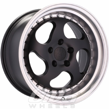 Haxer HX032 Matt black with polished lip