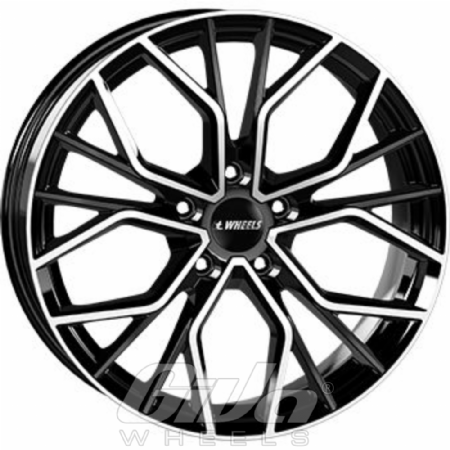 itWheels Tiara Black with polished face