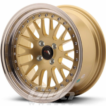 Japan Racing JR10 Blind Gold with polished lip