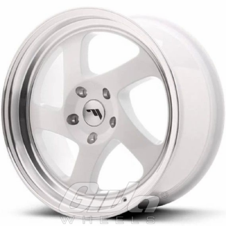 Japan Racing JR15 Blind White with polished lip