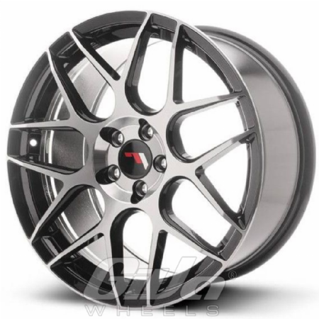 Japan Racing JR18 Blind Black with polished face
