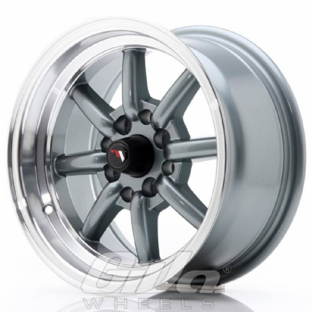Japan Racing JR19 Multi Gunmetal with polished lip