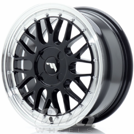 Japan Racing JR23 Blind Black with polished lip