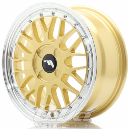 Japan Racing JR23 Blind Gold with polished lip