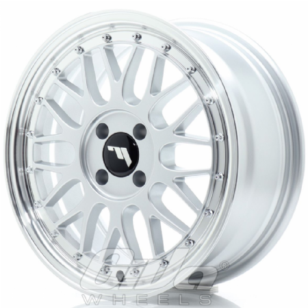 Japan Racing JR23 Hyper silver with polished lip